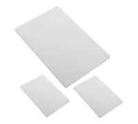 Gatuida Plaques de Refroidissement pour Petits Animaux Lapin et Hamster en Acier Inoxydable 12x8 Cm Lot de 3 Tapis Rafraîchissants pour Cage Été Protection Thermique Rongeurs