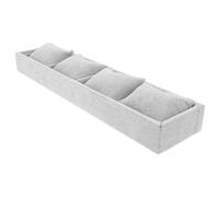 Gatuida Plateau Organisateur Bijoux avec Oreiller pour Bracelets Montres Manchettes Présentoir Rangement Protecteur Anti-Rayures pour Bijoux Précieux Et Bracelets Présentation Compartiment