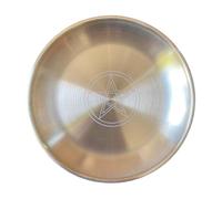 Gatuida Plateau Rituel Pentacle Décoratif Doré pour Cérémonie Chamanique Plateau Multifonction pour Offrande Décoration Spirituelle et Accessoires de Protection