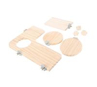 Gatuida Plateforme Descalade et Saut pour Hamster Accessoires Cage Rongeur Banc de Jeu Durable pour Hamster Oiseau Chinchilla et Petits Animaux