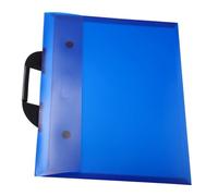Gatuida Pochette Portfolio A3 Transparente Bleue pour Œuvres d'art Portable, Dossier Multifonction en Plastique Robuste, Paquet à Documents pour Artistes, Usage Scolaire et Professionnel,
