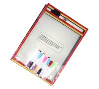 Gatuida Pochettes Effaçables à Sec Réutilisables Pet Transparent Résistant Haute Température Protège-documents Portable Professionnel pour École Bureau et Maison Lot de Couleur Aléatoire