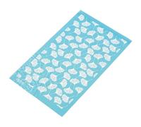 Gatuida Pochoir Sérigraphie Pâte Polymère Réutilisable Motif de Ginkgo pour Artisanat Bijoux et Garçon Fille