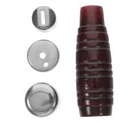 Gatuida Poignée de Couteau de Cuisine Bois Naturel Antidérapante avec Rivets Poignée de Remplacement Ergonomique pour Cutter Confortable