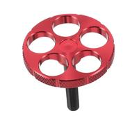 Gatuida Poignée pour Alliage Aluminium Rouge Poignée Ronde à avec Serrage à Charnière et Boucle à Dégagement Rapide pour Meilleure Stabilité et Maniabilité