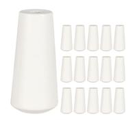 Gatuida Poignées en pour Cordons De Store Lot de 16 Pièces Accessoires De Réparation pour Stores Enrouleurs Blanc Poignée Conique Décoration Intérieure Pratique pour Fenêtres