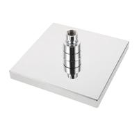 Gatuida Pommeau de Plafond 20mm Abs LED Intégrées et Changement de Mode pour Salle de Bain ou Hôtel, Design Carré Esthétique et Économie D'eau