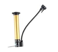Gatuida Pompe à Vélo Haute Pression, Manuelle, Portable, en Fer, Or | Gonflage Rapide, Valve à Levier Standard, Joint Caoutchouc sans Rayure, Format Compact pour Vélo