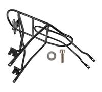 Gatuida Porte-Bagages Arrière Vélo 20 Pouces Alliage D’Aluminium Noir Support Robuste Pliable pour Vélo à Frein V Pratique et Solide pour Transport Sécurisé