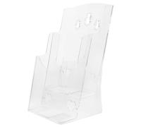 Gatuida Porte Brochures Transparent Mural et Bureau Acrylique Support Document Incliné à Organiseur de Fichiers Pratique pour Flyers et Dépliants