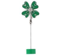 Gatuida Porte-cartes de Bureau Forme de Trèfle à Quatre Support Polyvalent pour Notes Photos et Mémos Clip pour Affichage et Organisation sur Table