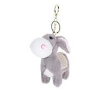 Gatuida Porte-clés Âne En Peluche Gris Doux, Coton Pp Léger, Décoration Suspendue Pour Paquet Ou Maison, Accessoire Original Féminin, Présent Mignon Et Pratique,
