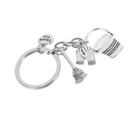 Gatuida Porte-clés Ménage Avec Seau Eau Balai Accessoire De Travail Breloque Porte-clés Pour Femme De Ménage Ornement Clé De Remerciement