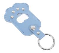 Gatuida Porte-clés pour Animaux Rangement Poils Chien Chat Étui Souvenir Cuir PU Pendentif Commémoratif pour Poils Animaux Garde Souvenirs Près