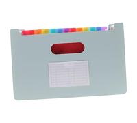 Gatuida Porte Documents Accordéon Organisateur de Fichiers Portable Multi Couches pour Bureau et Couleur Bleu pour Rangement de Documents Comptabilité