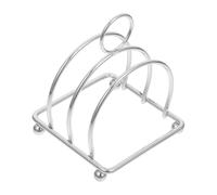 Gatuida Porte en Acier Inoxydable 1 Pièce Support à Tranches de Grillé Multifonction Séparateur de Toast Étagère de Rangement Cuisine et Salle à Manger