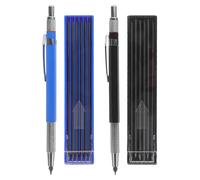 Gatuida Porte-mine de 2,0 MM pour Étudiants et Professionnels, Écriture | Kit avec Recharges, Plastique et Métal, Prise Antidérapante, Dessin, Esquisse, Bureau, Fournitures de Papeterie