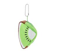 Gatuida Porte-Monnaie Triangulaire Peluche Fruit Kiwi, Petite Trousse Douce, Porte-Monnaie Femme Compact, Fermeture Éclair Sécurisée, Accessoire Mode Paquet à Main, Rangement Pièces