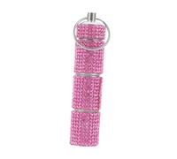 Gatuida Porte-pilules Métal avec Décorations Brillantes Organisateur à Compartiments Petit Pilulier de Voyage Portable