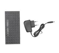 Gatuida Ports Ethernet Splitter Mbps Adaptateur Réseau Plug and Play avec LED pour Bureau et Domestique Noir