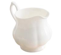 Gatuida Pot à Lait Céramique Style Européen Pichet à Verser pour Crémier Porcelaine Polyvalente pour Café Thé et Lait pour Maison et Restaurant