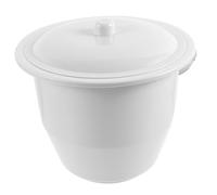 Gatuida Pot de Chambre Plastique Portable avec Couvercle Urinoir Unisexe Antidérapant pour Garçon Fille Adultes et Personnes Âgées Bassine Urine Bedside Stable et Facile à Nettoyer