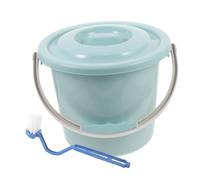 Gatuida Pot de Chambre Portable avec Base Antidérapante et Poignée Urinal Plastique Réutilisable pour Adultes Garçon Fille Femmes Enceintes Seau de Toilette Pratique pour Maison et