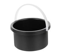 Gatuida Pot de Chauffe-cire Professionnel Noir pour Épilation Bol Intérieur Pratique Aluminium Résistant Chaleur Accessoire Fondoir Cire Électrique Simple
