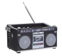 Gatuida Pot de Fleurs d'Intérieur de Magnétophone Rétro Noir Pot de Fleurs de Bureau Décoratif en Résine pour Compositions Ornement Original pour Maison et Bureau