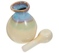 Gatuida Pot en Céramique Blanc pour Huiles Essentielles, Distributeur D’huile en Porcelaine, Bol Spa Mini 1 Pièce, Récipient pour Salon de Beauté et Aromathérapie, Usage Couleur Aléatoire