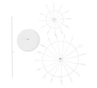 Gatuida Présentoir à Bijoux Fer Rotatif Plateaux Blanc Support Stable pour Boucles Oreilles Colliers et Bracelets Rangement Élégant et Facile à Nettoyer
