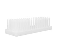 Gatuida Présentoir à tubes à essai de laboratoire en plastique 102-colonnes blanc, support pour tubes à essai de laboratoire, design multifonction pour séchage et organisation en
