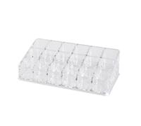 Gatuida Présentoir Maquillage Acrylique Transparent Cases Organiseur Cosmétique pour Rouges à Lèvres et Mascaras Rangement Compact pour Usage Professionnel et Personnel