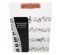 Gatuida Presse-papiers en acrylique : classeur de partitions en acrylique épais pour concert choral - classeur transparent pour notes de musique pour piano et chœur.
