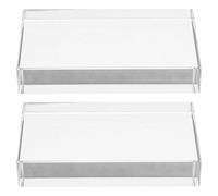 Gatuida Prismes en Verre Optique Rectangulaires Lot de 2 Lentilles Convexes et Concaves Transparentes pour Enseignement Physique Kit D’Expérimentation Scientifique Scolaire Outils