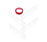 Gatuida Protection de Rebord de Fenêtre Transparente pour Animaux Lot de 4 Films Anti-Griffures 28 X 7 CM Protection Fenêtre Chien et Chat Film Plastique Résistant sans Aimant Usage