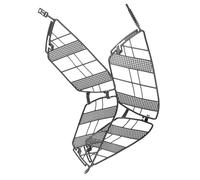 Gatuida Protection Roue Arrière Vélo Plastique Résistant Filet Pare-Jupe pour Garde-Robe Installation Facile sans Outil Sécurité Vêtement Lors de la Pratique du vélo