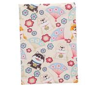 Gatuida Protège-carnet Ajustable et Lavable Housse à Motifs Extensible pour Rigides Pochette Décorative Style Japonais pour Étudiants et Journaux