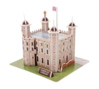 Gatuida Puzzle 3D Tour de Londres en Papier Jeu de Construction Éducatif pour Garçon et Filles et Adultes, Activité Manuelle sans Colle, Modèle Architectural Célèbre, 42 Pièces, Set