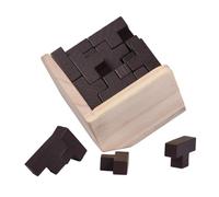 Gatuida Puzzle Éducatif Bois T Shape Blocs Géométriques pour Adultes et Garçon Fille Jeu Stimulant et Imagination Empiler pour Fête et Apprentissage