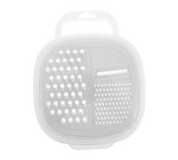 Gatuida Râpe Légumes Manuelle Acier Inoxydable Multifonction pour Trancher Râper et Émincer Fruits et Légumes Outil Cuisine et Antidérapant Gain pour Préparation