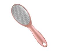 Gatuida Râpe Professionnelle pour Acier Inoxydable Double Face Outil Exfoliant pour Durillons et Peaux Mortes Soin Portable et Ergonomique pour Pédicure à Domicile Finition Or Rose