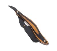 Gatuida Rasoir de Barbier Professionnel Manuel Acier Inoxydable sans Lames pour Barbe Sourcils et Corps Usage Domestique et Salon