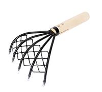 Gatuida Râteau à Filet de Mer Outil Pratique de Dragage Manche en Grattoir à Boues pour Creuser Fruits de Mer Solide et Facile à Utiliser