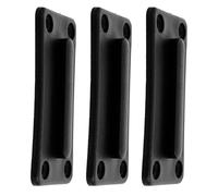 Gatuida Récepteur Mural de Ceinture Rétractable en Abs Noir 3pcs pour Contrôle de Foule et Gestion des Espaces Design Moderne et Longue Durabilité