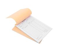 Gatuida Reçu de commande facture 2pcs Papier 2 Exemples Format Trois Parties Pour Petites Entreprises Transactions Commerciales Avec Support Rigide