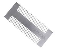 Gatuida Règle en Acier Argenté pour Peinture Diamant 5d, Outil de Roulage Haute Précision pour Aligner Les Strass, Adapté aux Créations Artisanales de Tableaux Diamant Faits Maison