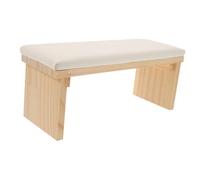 Gatuida Repose-main Ongle Bois Blanc Coussin Pu Lisse Pour Manucure Confortable Support De Bras Nail Art Espace Rangement Outil Intégré Portable Pour Esthéticienne