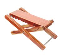 Gatuida Repose Pied Bambou Antidérapant pour Pédicure et Manucure Tabouret Pliable Pratique Support Stable et Confortable pour Usage Domestique et Instrument de Musique