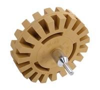 Gatuida Roue à Gomme 4 Pouces 25 Mm Épaisseur En Caoutchouc Certifiée Pour Dissolvant D'autocollants, Molette De Gomme Pour Perceuse, Usage Automobile Et Industriel, Lot, Usage Professionnel